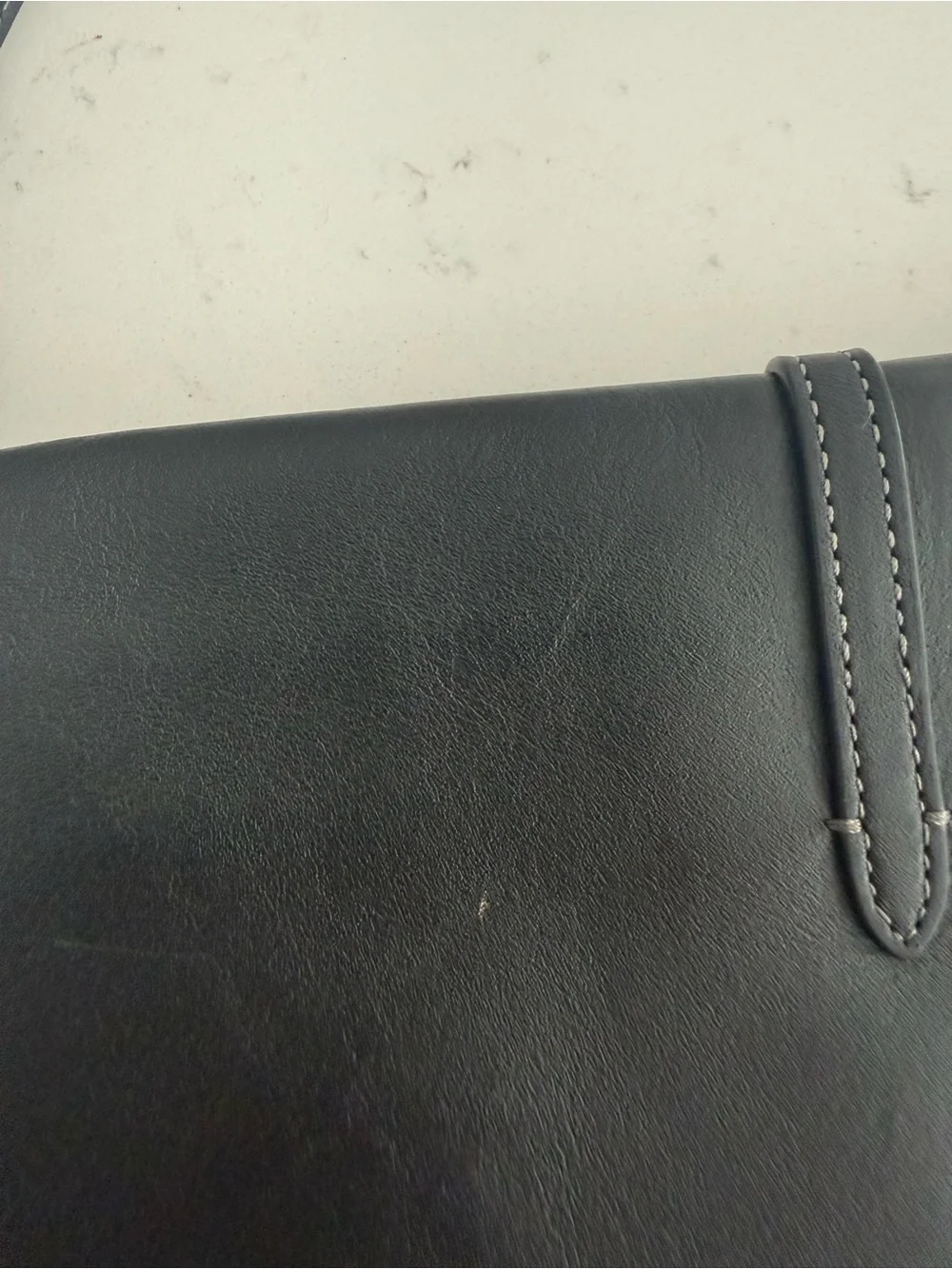 Coach Hampton’s Black Leather Shoulder Bag with Silver Clasp
